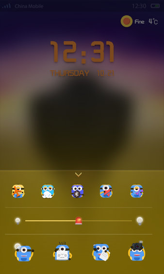 小黄人闪电锁屏主题app 1.0 1