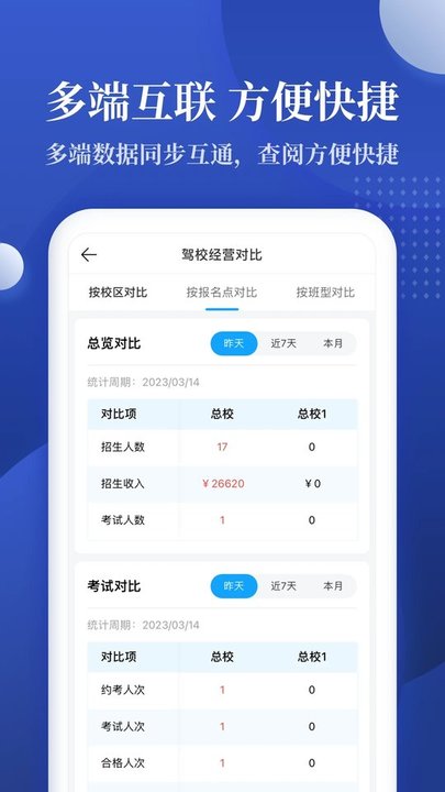 新驾培驾校管理(驾校报表) 截图1