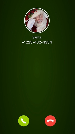 圣诞老人来电app(Fake Call From Santa) 截图1