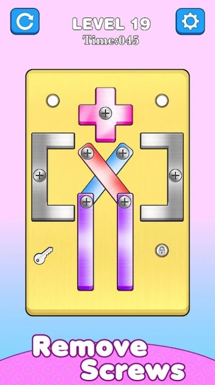 螺丝连螺母(Screw Pin Nut Puzzle Games) 截图2