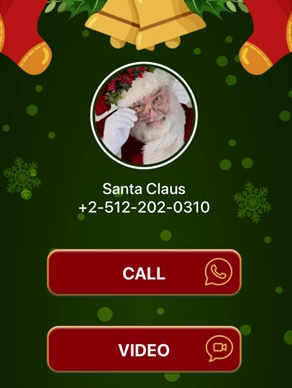 圣诞老人来电app(Fake Call From Santa) 1