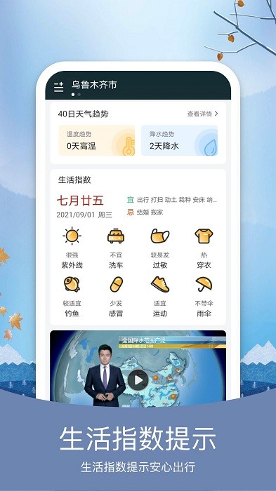 橘子天气大字版app 截图2