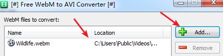 WebM转AVI转换器(Free  WebM  to  AVI  Converter)