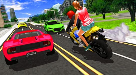 极端特技自行车出租车3D游戏 截图2