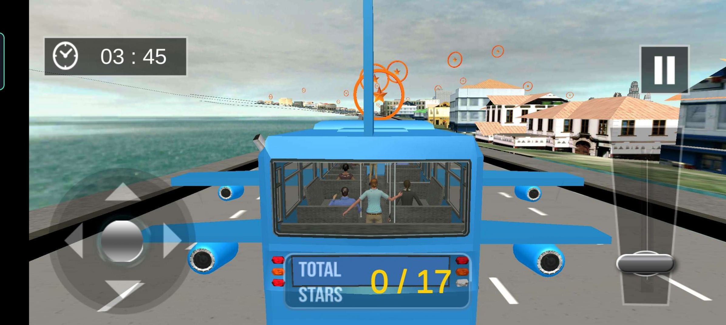 飞行巴士极限城市特技游戏 截图1