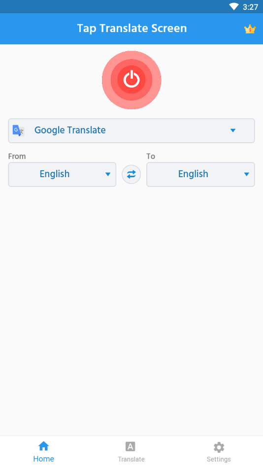 Tap Translate Screen(屏幕实时翻译) 截图1