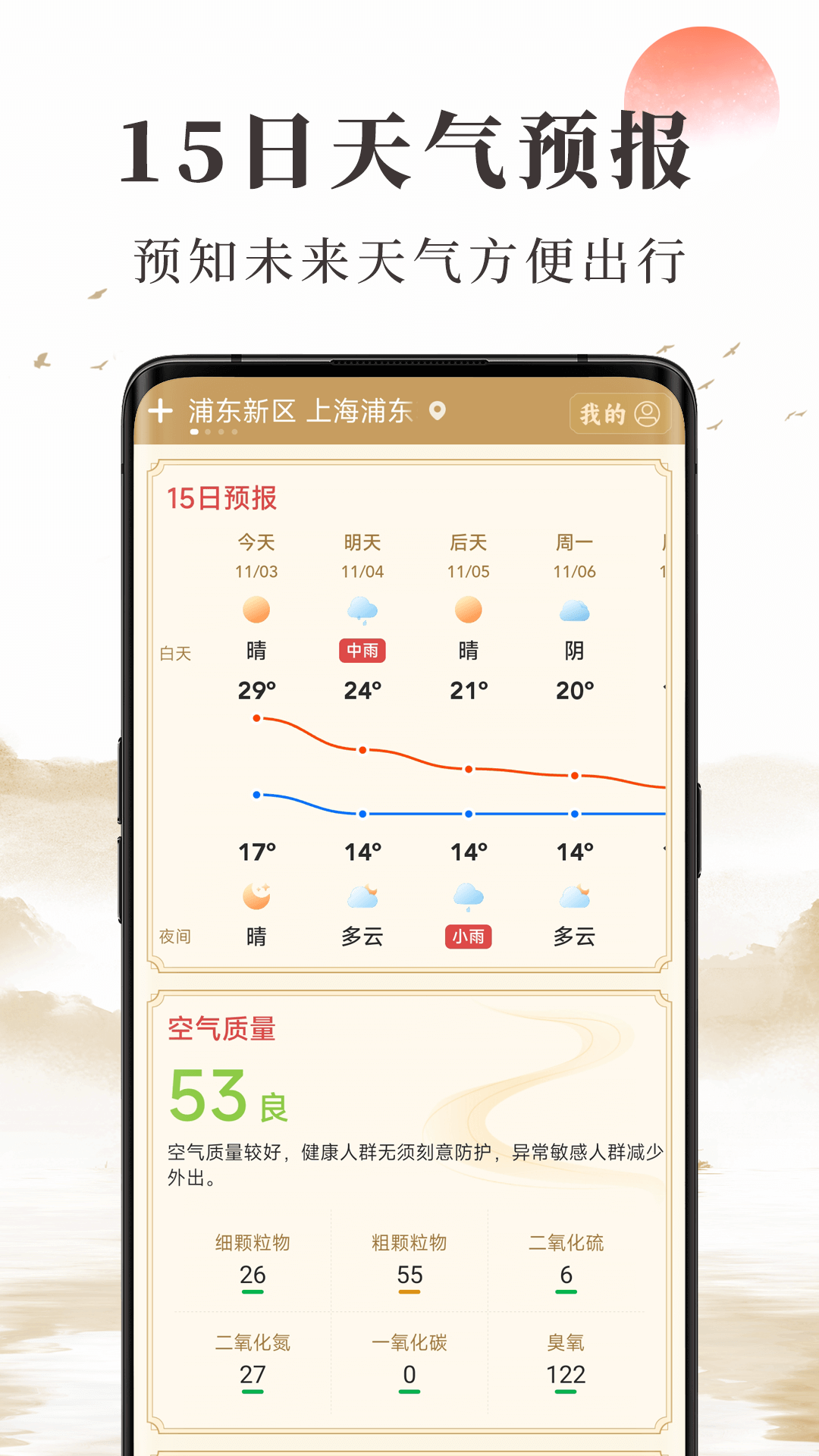 准确天气 截图3