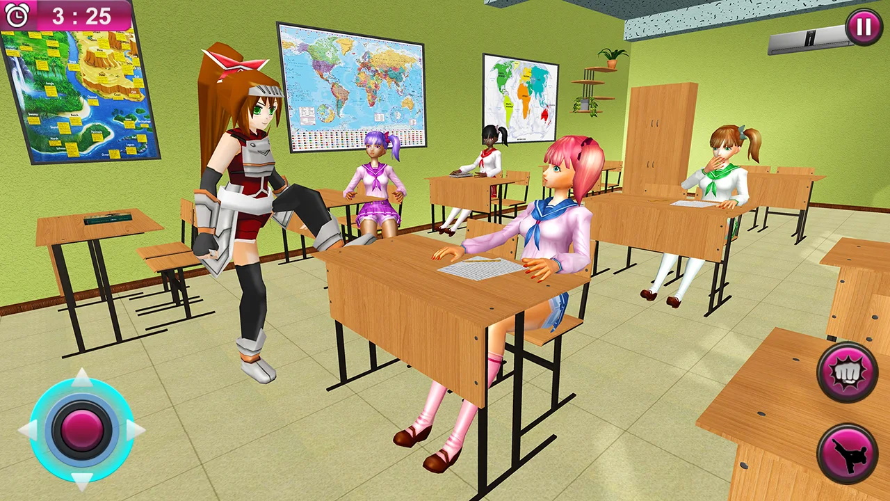 动漫女生高中校园(Anime Girl High School Simulator) 截图3