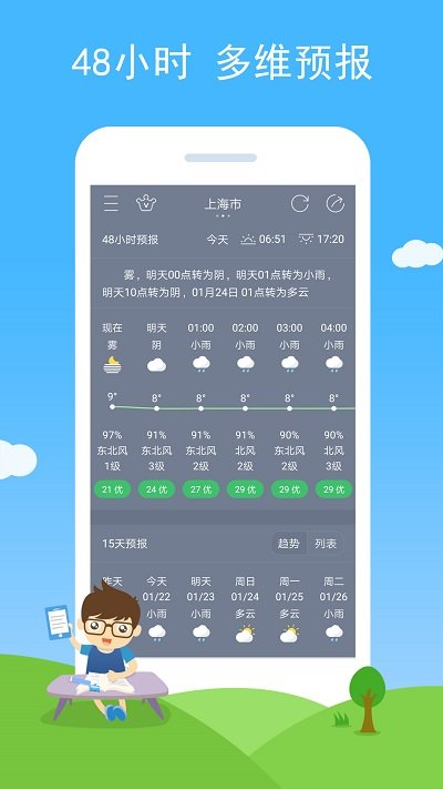 七彩天气预报app 截图4