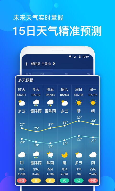 企鹅天气预报最新版 截图1