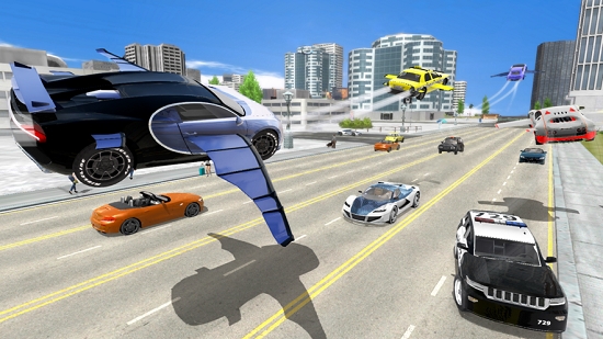 Flying Car Transport Simulator飞行汽车运输模拟器 截图2