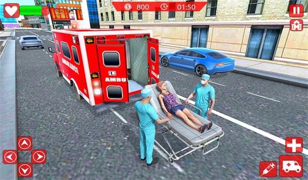 救护车驾驶模拟器 截图2