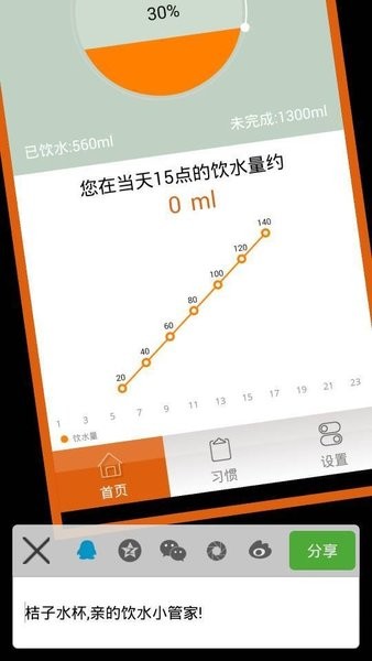 桔子水杯软件 截图3