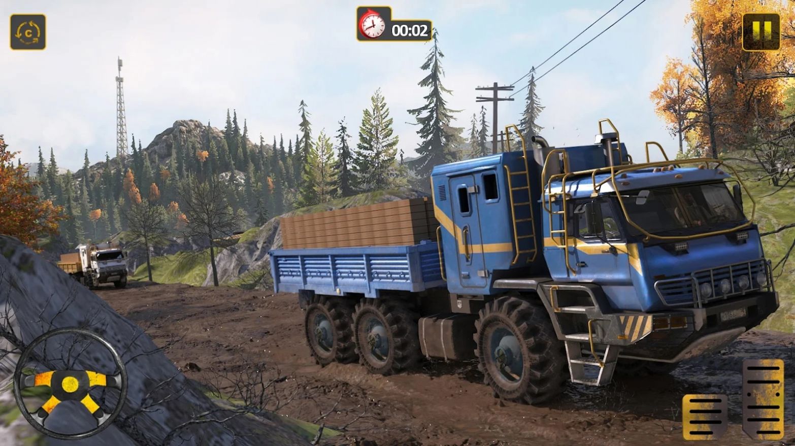 泥浆卡车模拟器2024游戏 截图1