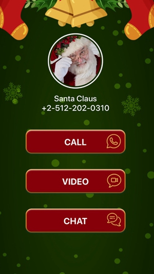 圣诞老人来电app(Fake Call From Santa) 截图2