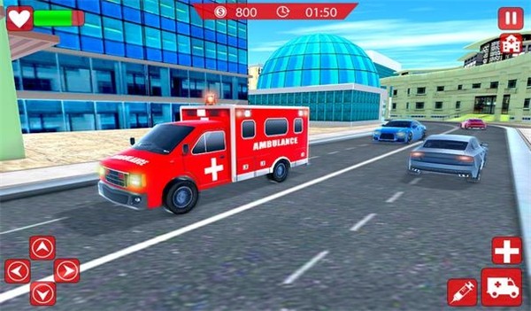 救护车驾驶模拟器 截图1