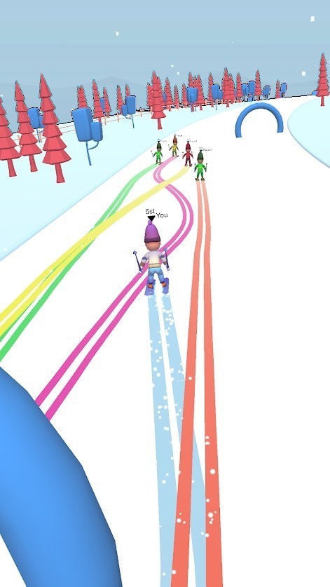 滑雪者山(Skier hill 3d) 截图4