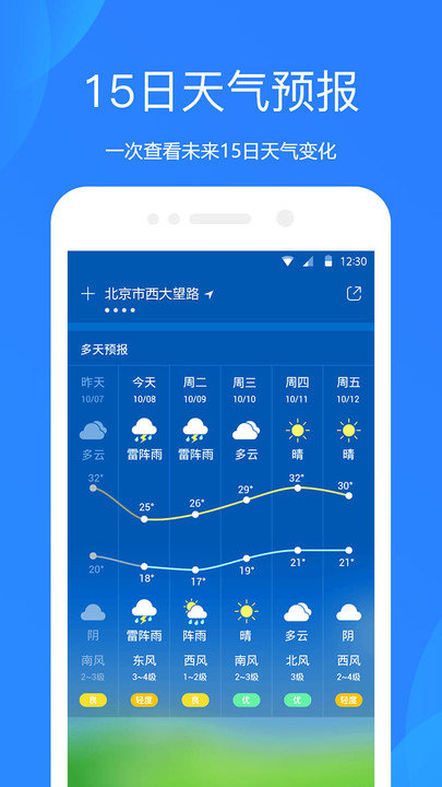 爱尚天气预报app 截图2