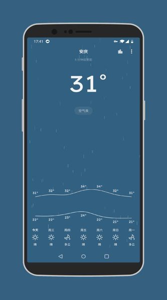 pure天气app 截图1