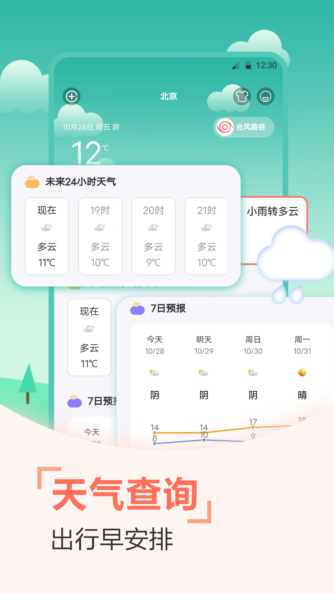 今日水印天气app 截图4