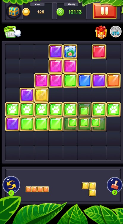 方块拼图经典宝石消消(Block Puzzle Jewel)  截图1