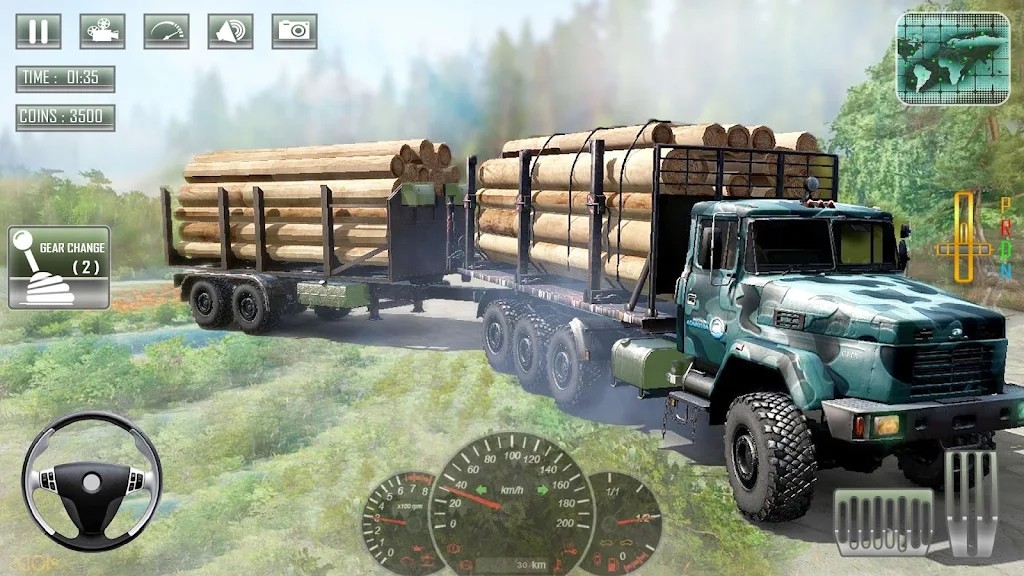 俄罗斯军用卡车驾驶(Army Russian Truck Driving) 截图1