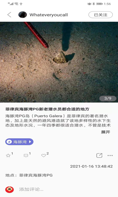 潜水指南MoreDive(潜水社交App) 截图1