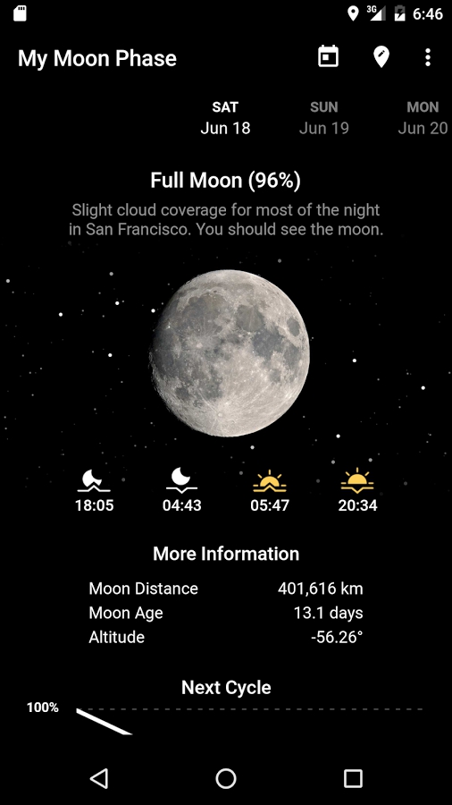 我的月相My Moon Phase 截图2