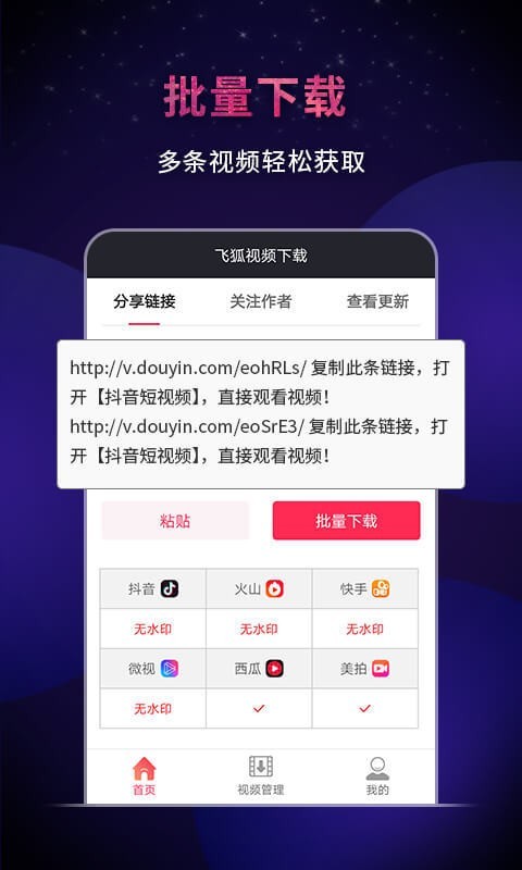 飞狐视频下载器 截图2