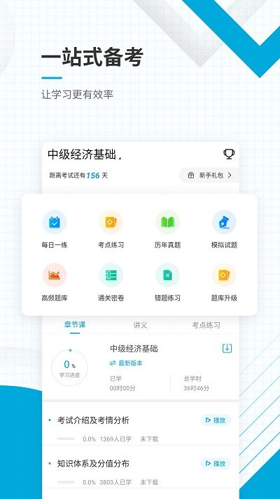 中级经济师准题库 截图2