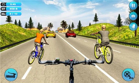 自行车比赛模拟器游戏 截图2