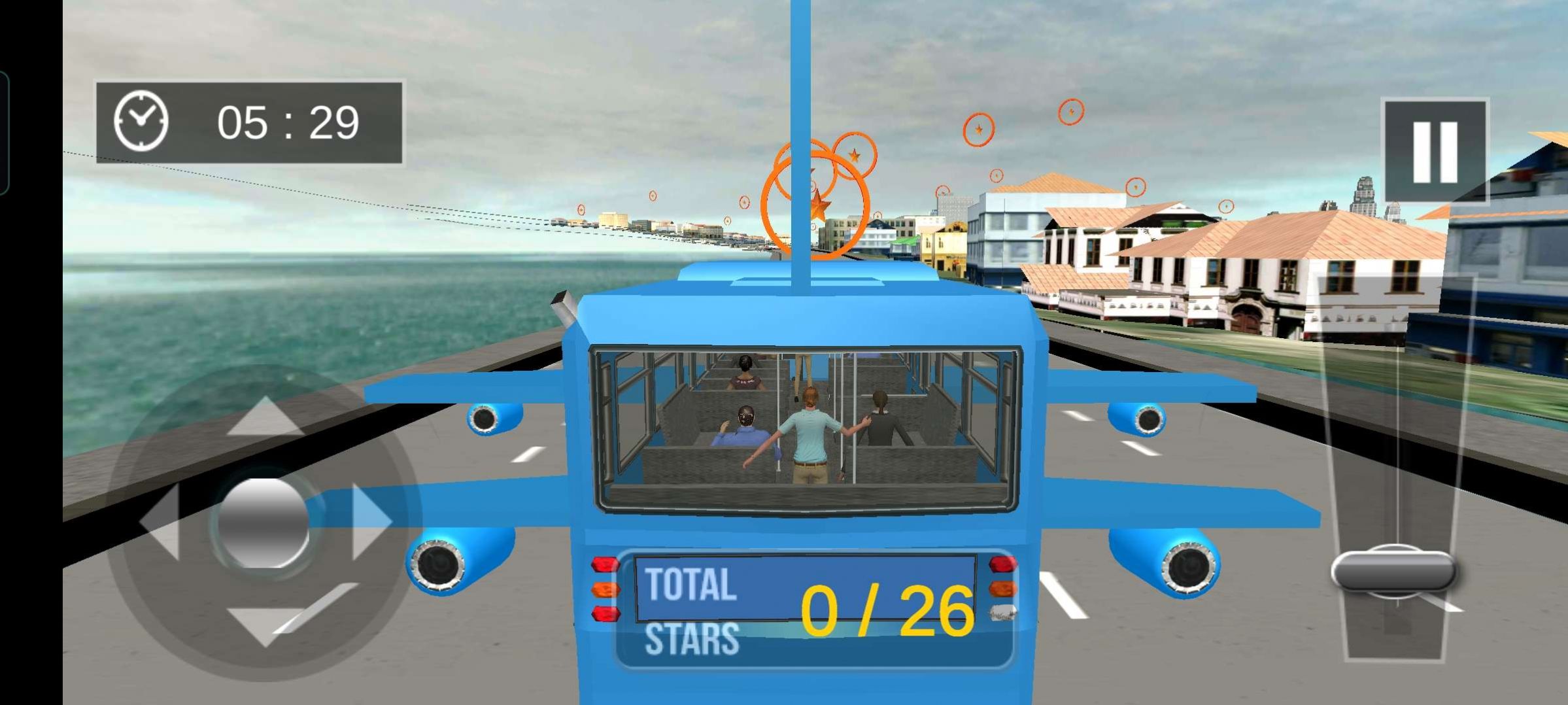 飞行巴士极限城市特技游戏 截图3