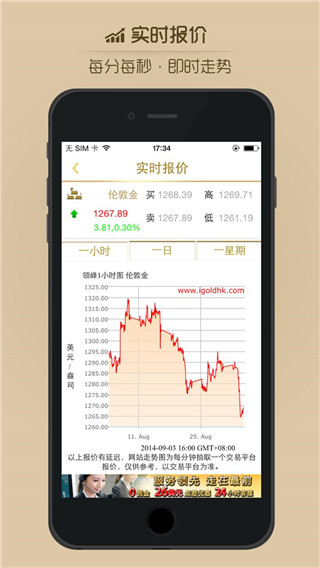 领峰贵金属app 截图3