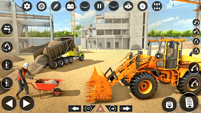 反铲施工模拟器(Backhoe Construction Simulator) 截图1